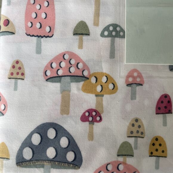 Cath Kidston London Mini Mushrooms Pastel 4 pc QUEEN Sheet Set 100% Cotton NEW - Picture 4 of 5